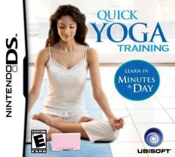 Quick Yoga Training - Learn in Minutes a Day (USA) (En,Fr,De,Es,It) box cover front